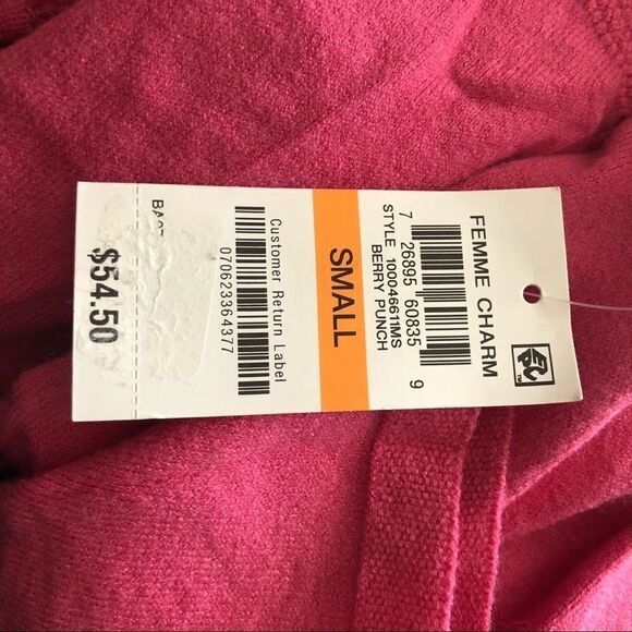 Style& Co Knit sweater Flare Tunic Pink Size S - Picture 5 of 5